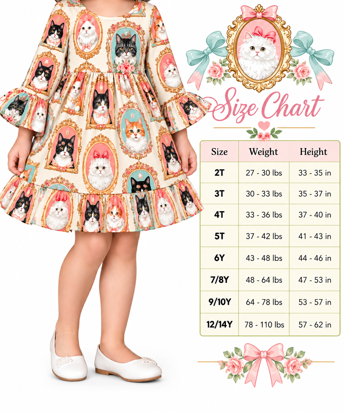Purrfect Portrait Twirl Dress