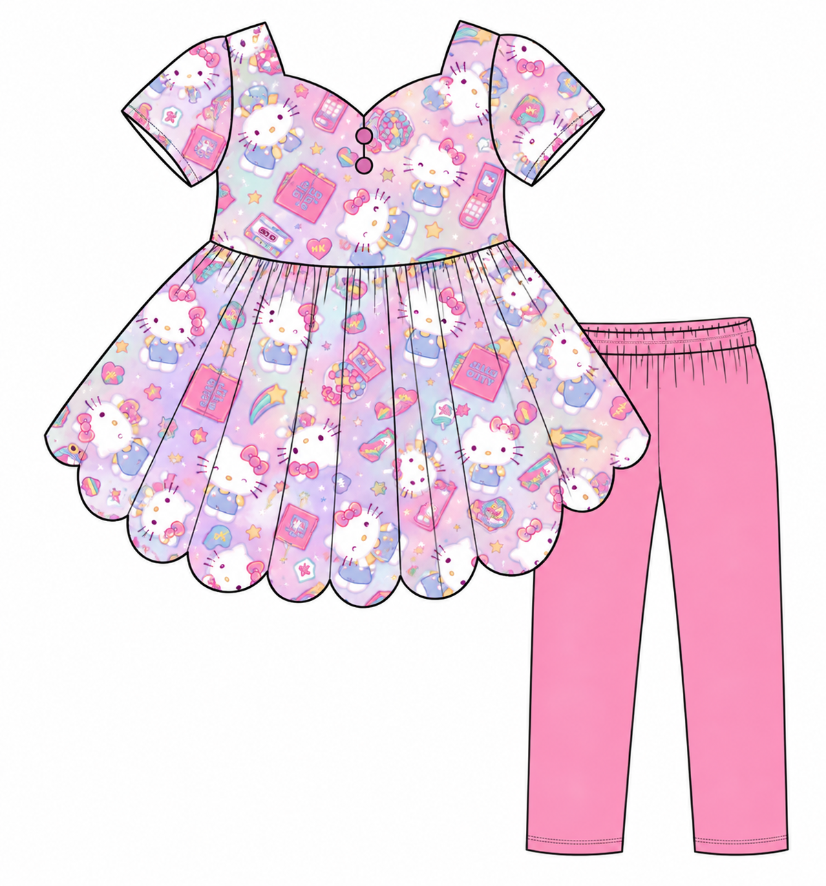 Pastel Kitty Set